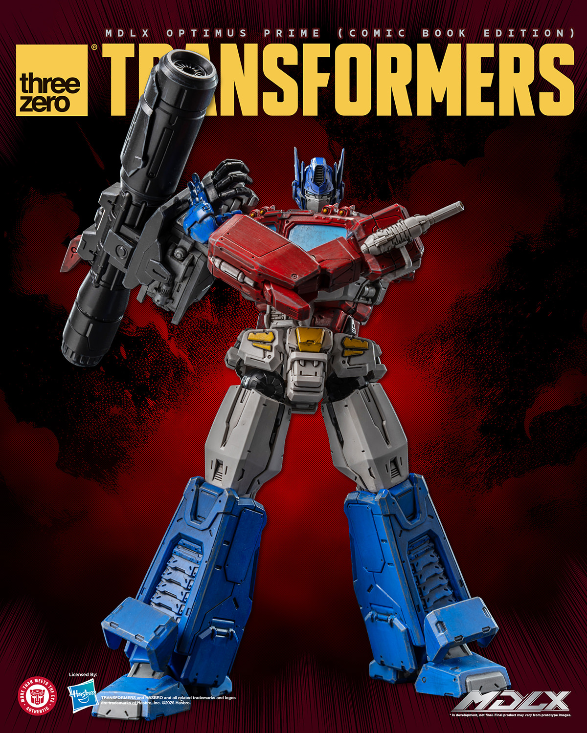 トランスフォーマー　threezero Transformers Optimus Prime MDLX (Comic Book Edition) 7-inch