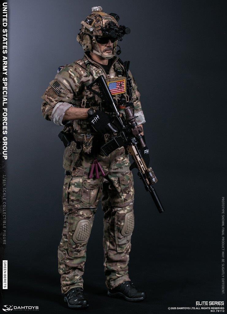 US Army Special Operations Group (Green Beret) 1:6 Scale Action