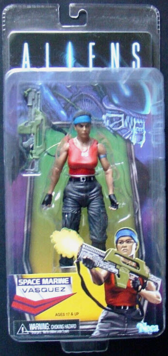 Aliens Space Marine Vasquez Kenner Tribute 7-inch action figure NECA