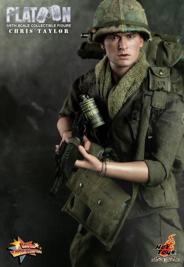 Platoon Chris Taylor (Charlie sheen) 12 in action figure Hot Toys