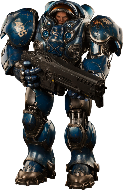 Starcraft II Tychus Terran Space Marine 1:6 scale action