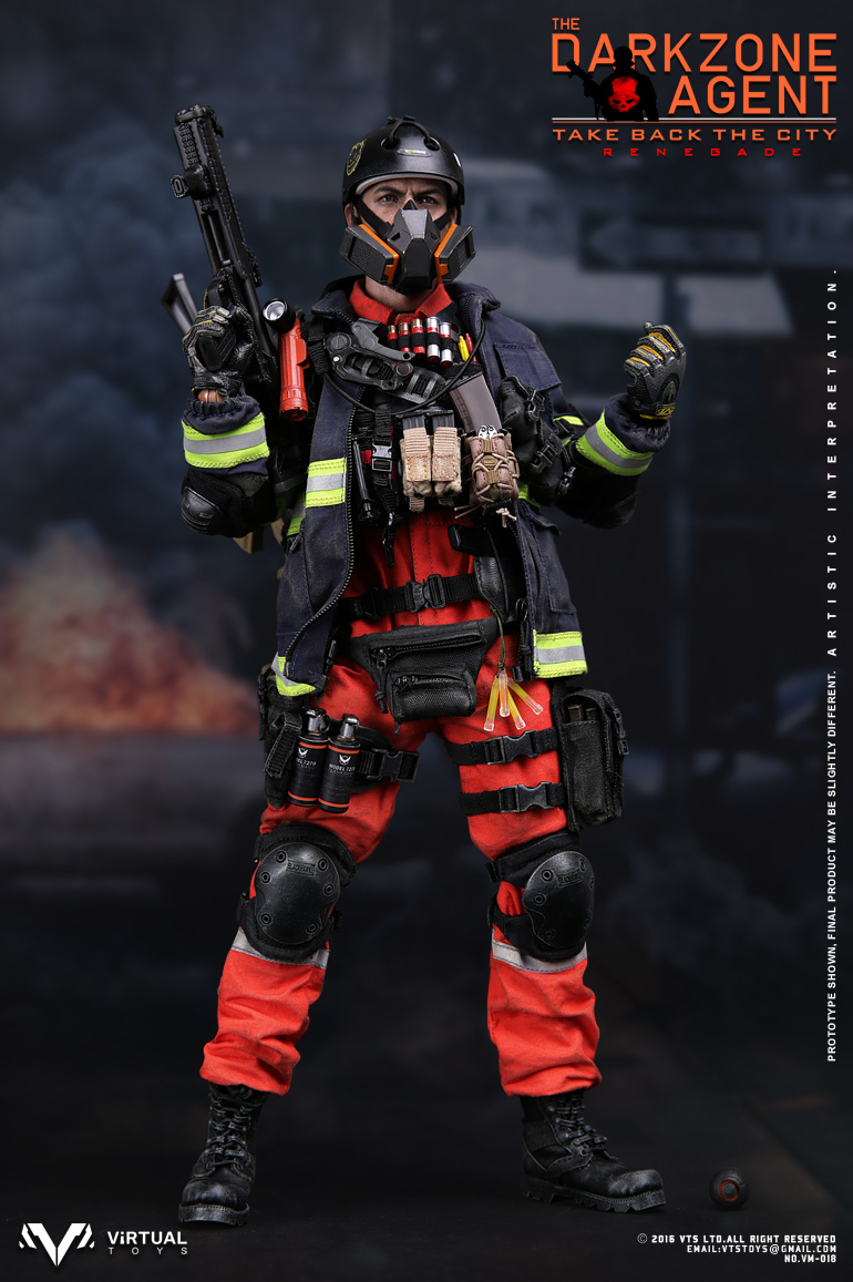 VTS DARKZONE AGENT フィギュア 1/6 Renegade The Darkzone Agent Take back the city 1:6 scale