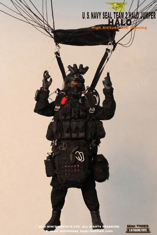 ホットトイズ Navy Seal Team2 HALO Night 1/6 US Navy Seal Team 2 Halo Night Jumper - Hot Toys 1/6 scale