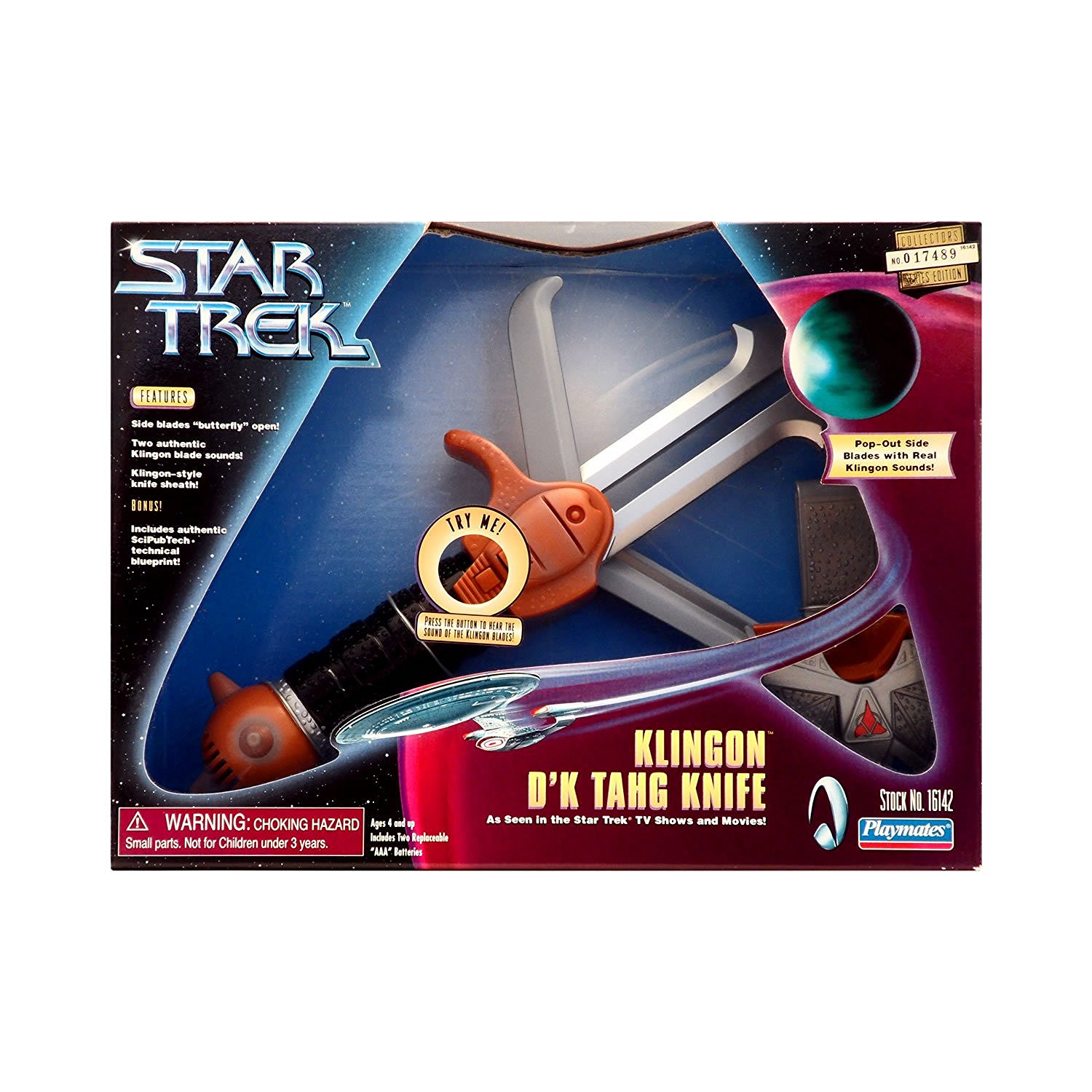 Star Trek Klingon D'K Tahg Knife