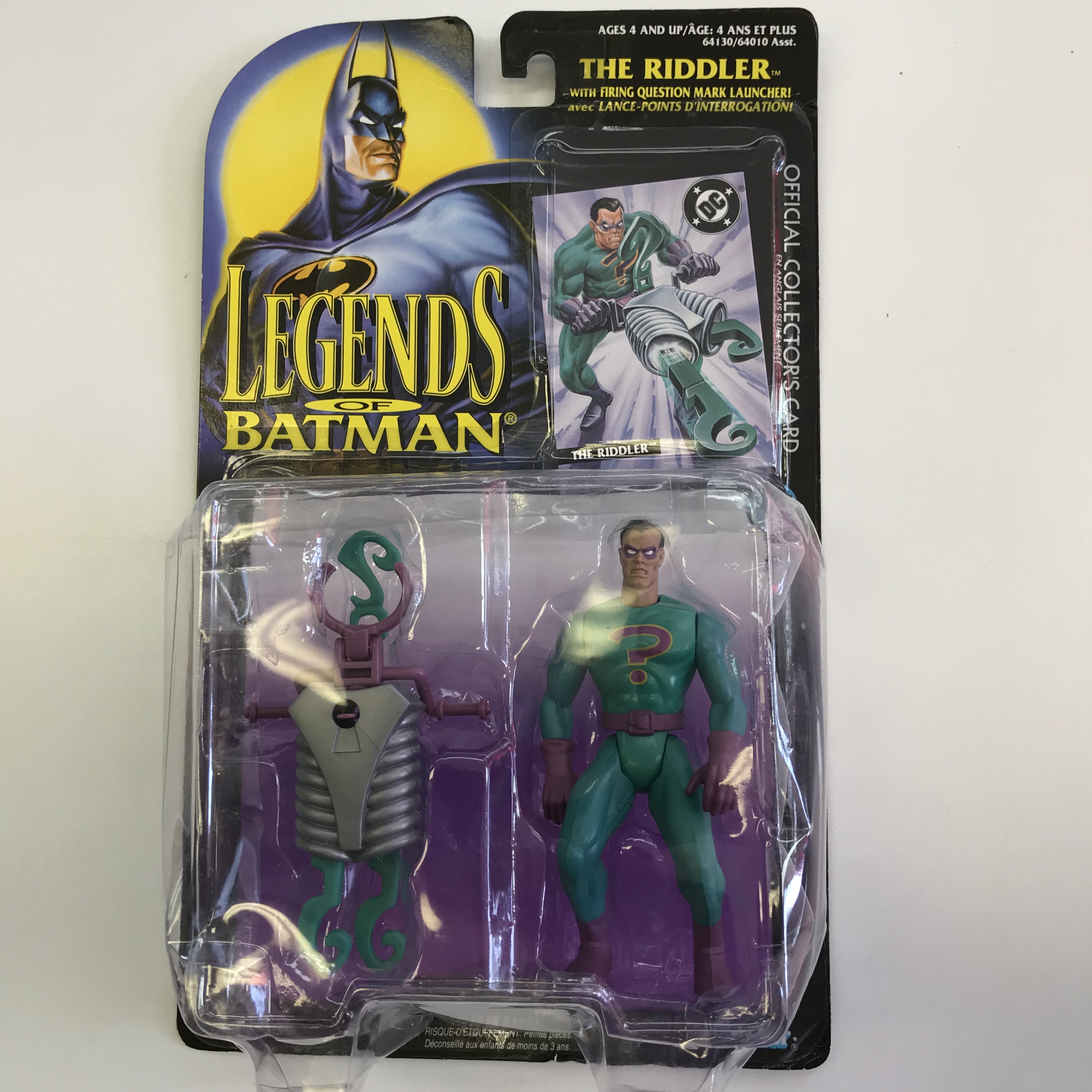 Kenner The Riddler with Firing Question Launcher Legend of Batman Action Figure for sale online 