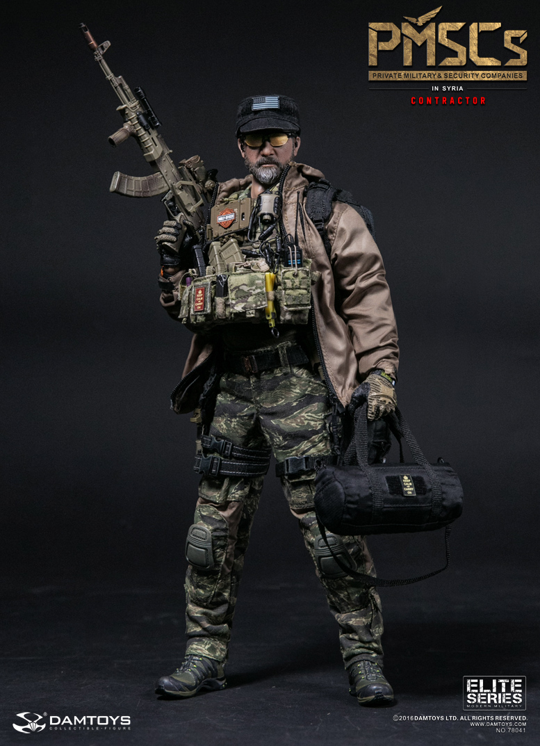 ミリタリー 1/6 PMC PRIVATE MILITARY CONTRACTORS 1/6 scale PMC - Private Military Contractor with German shepherd