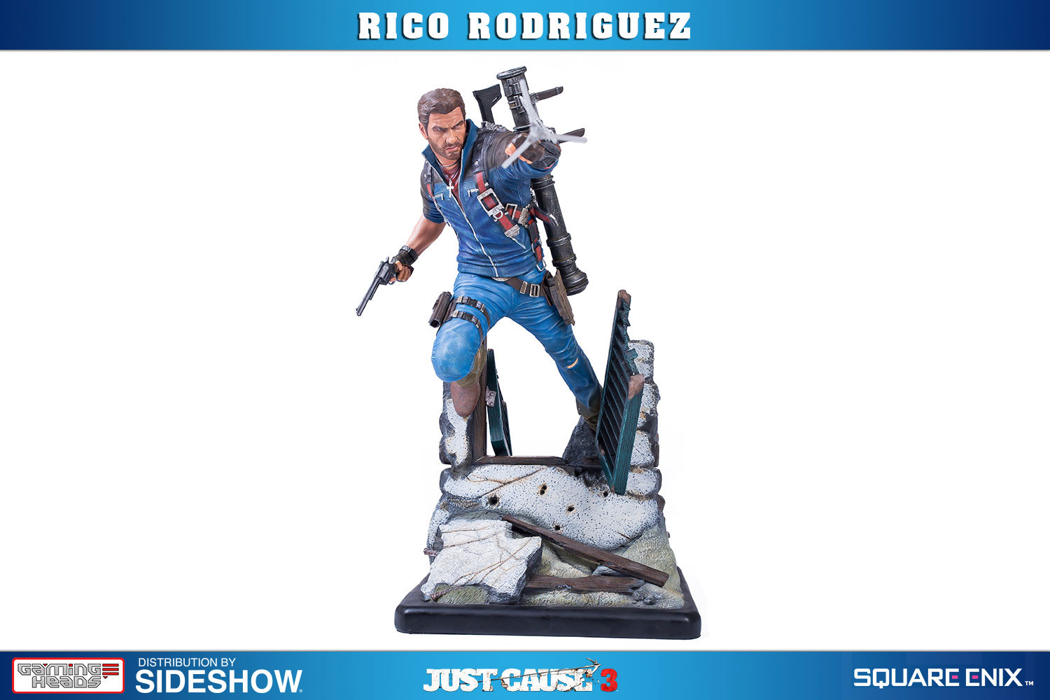 Just Cause 3 Rico Rodriguez 1:4 scale statue Gaming Heads 903478