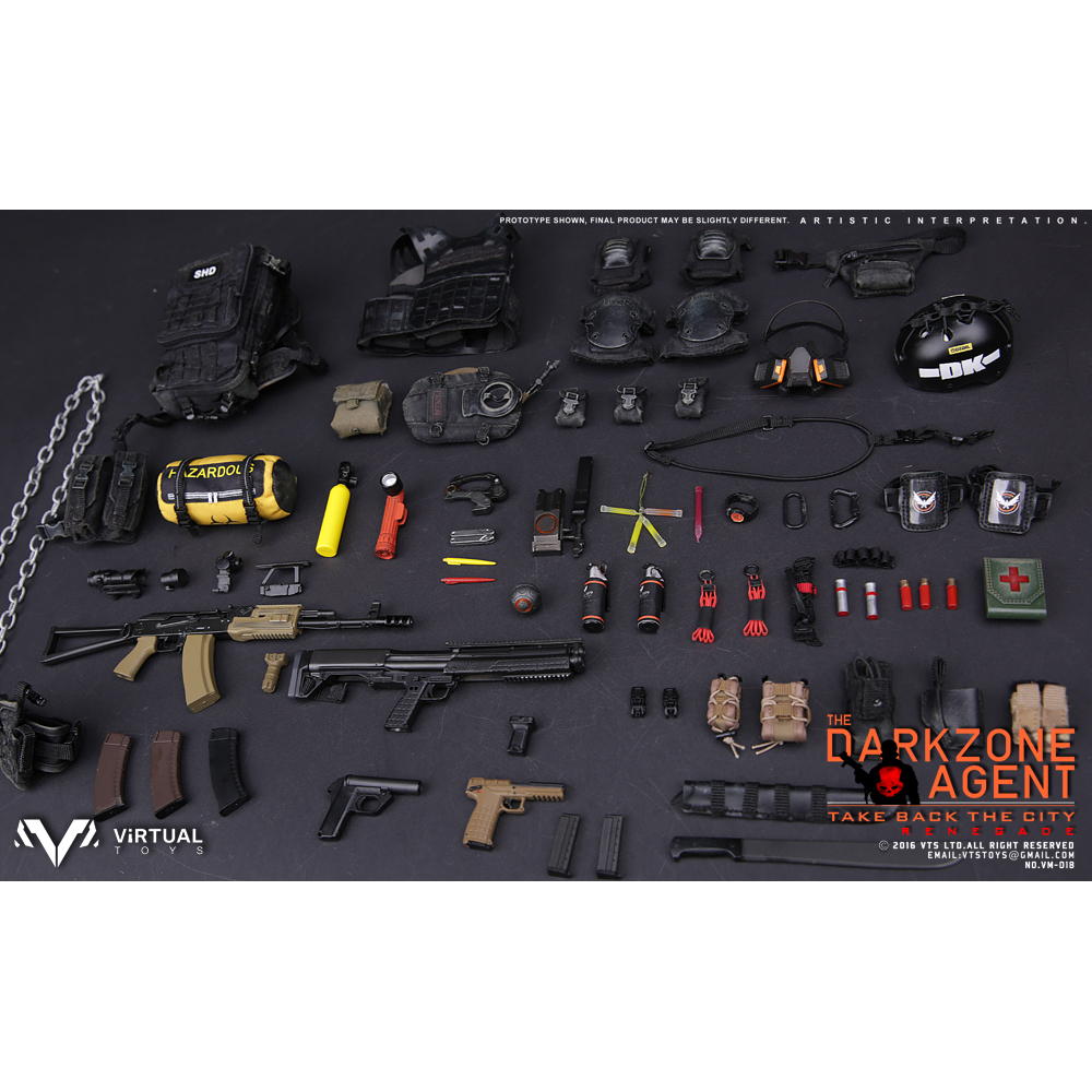 Renegade The Darkzone Agent Take back the city 1:6 scale