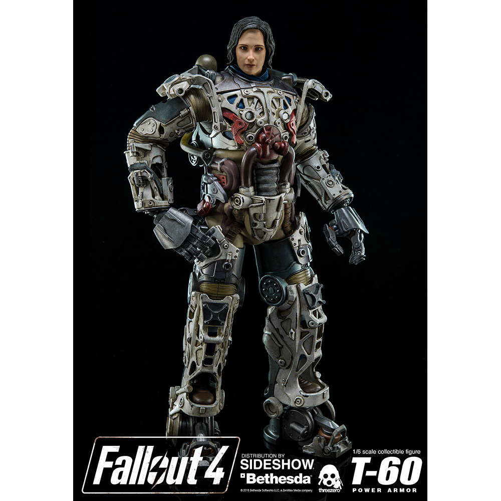 Fallout 4 T 60 Power Armor Sixth Scale Figure By Threezero