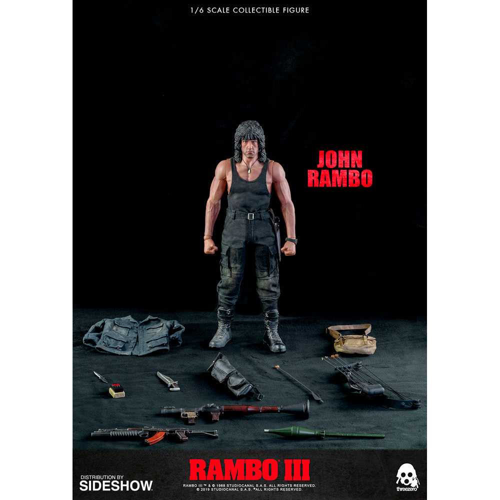 John Rambo (Rambo III) 1:6 Scale Figure Threezero (905542