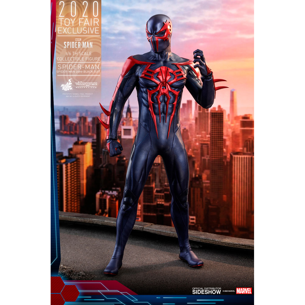 Marvel SpiderMan (SpiderMan 2099 Black Suit) 16 figure EXCLUSIVE Hot