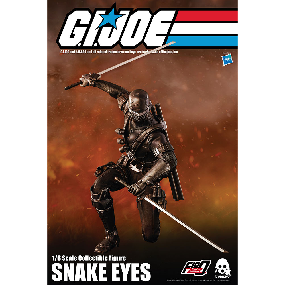 GI Joe Snake Eyes 1:6 scale figure Threezero 907234 3Z0215