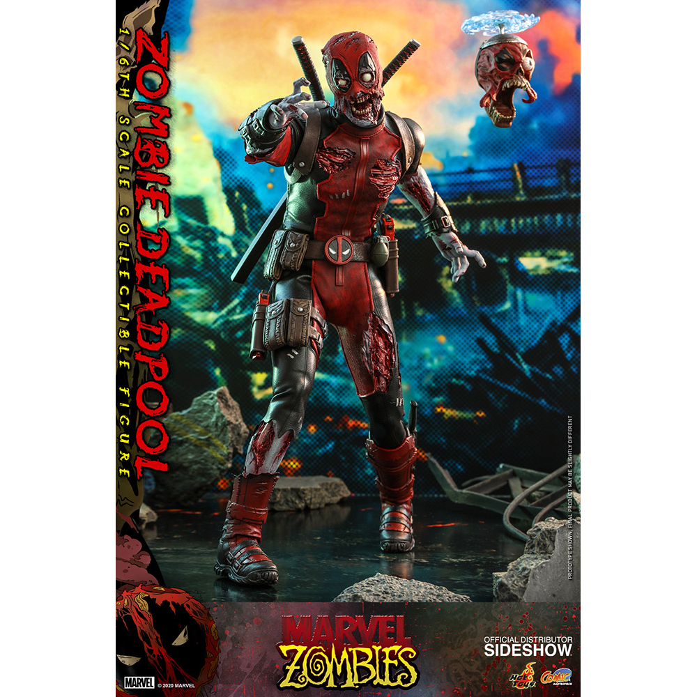 Marvel Zombie Deadpool 1:6 scale figure Hot Toys 907337 CMS06