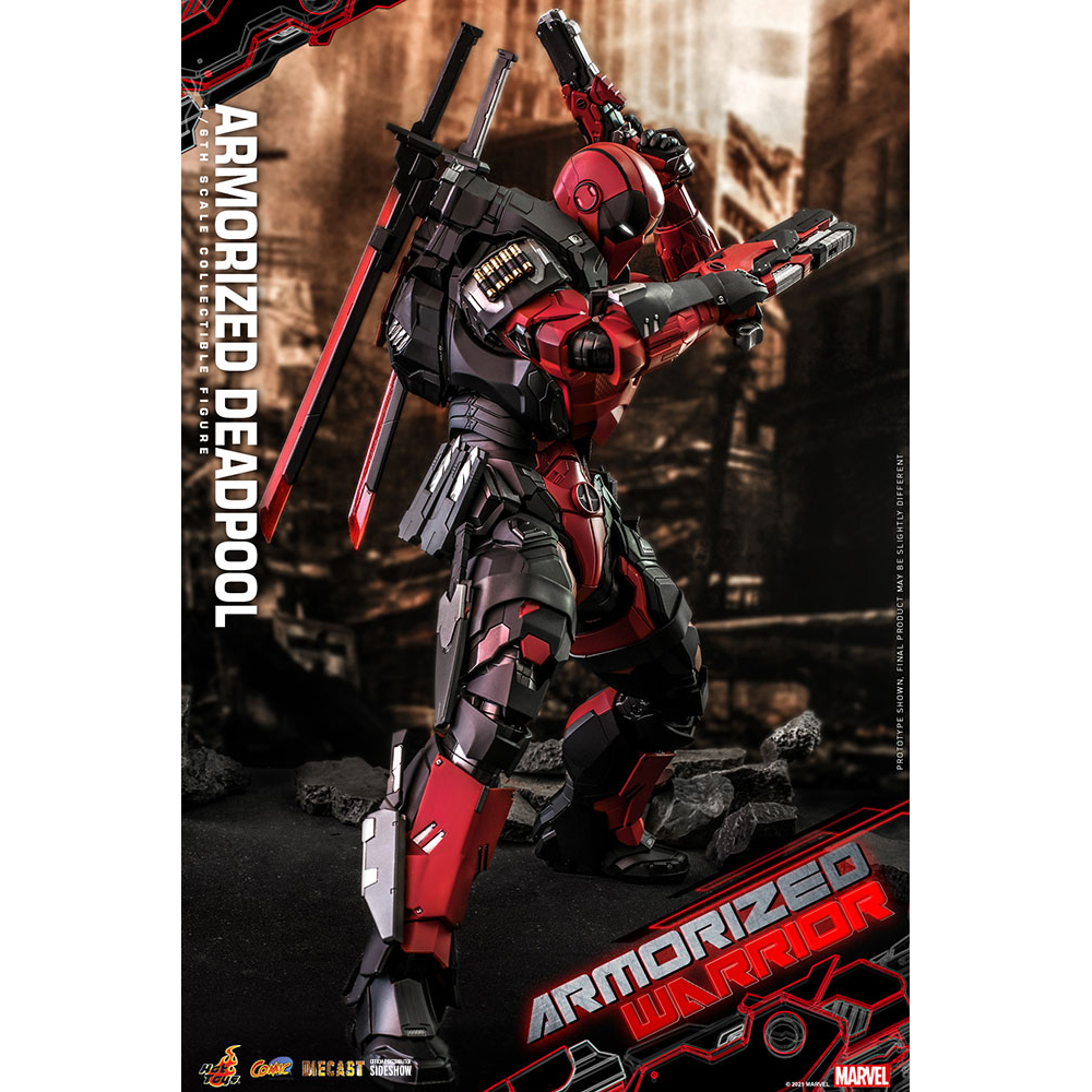 アメコミ hottoys 1/6 scale armored deadpool First Look: Armorized Deadpool Figure by Hot Toys