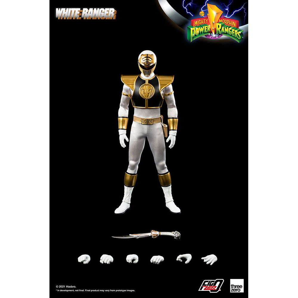 threezero パワーレンジャー 1/6フィギュア ホワイトレンジャー Mighty Morphin Power Rangers1/6 White Ranger – threezero store
