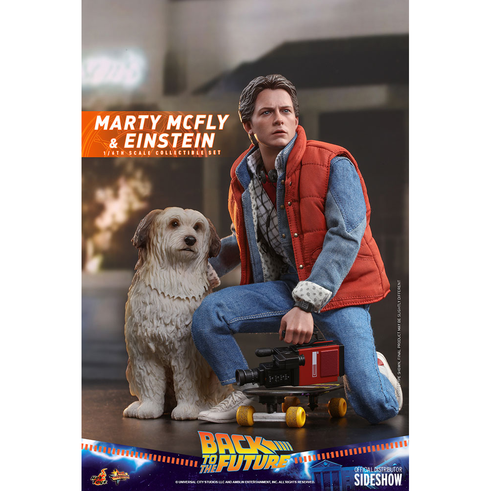 Back to the Future Marty McFly and Einstein EXCLUSIVE 1:6 Back to the Future Marty McFly and Einstein EXCLUSIVE 1:6