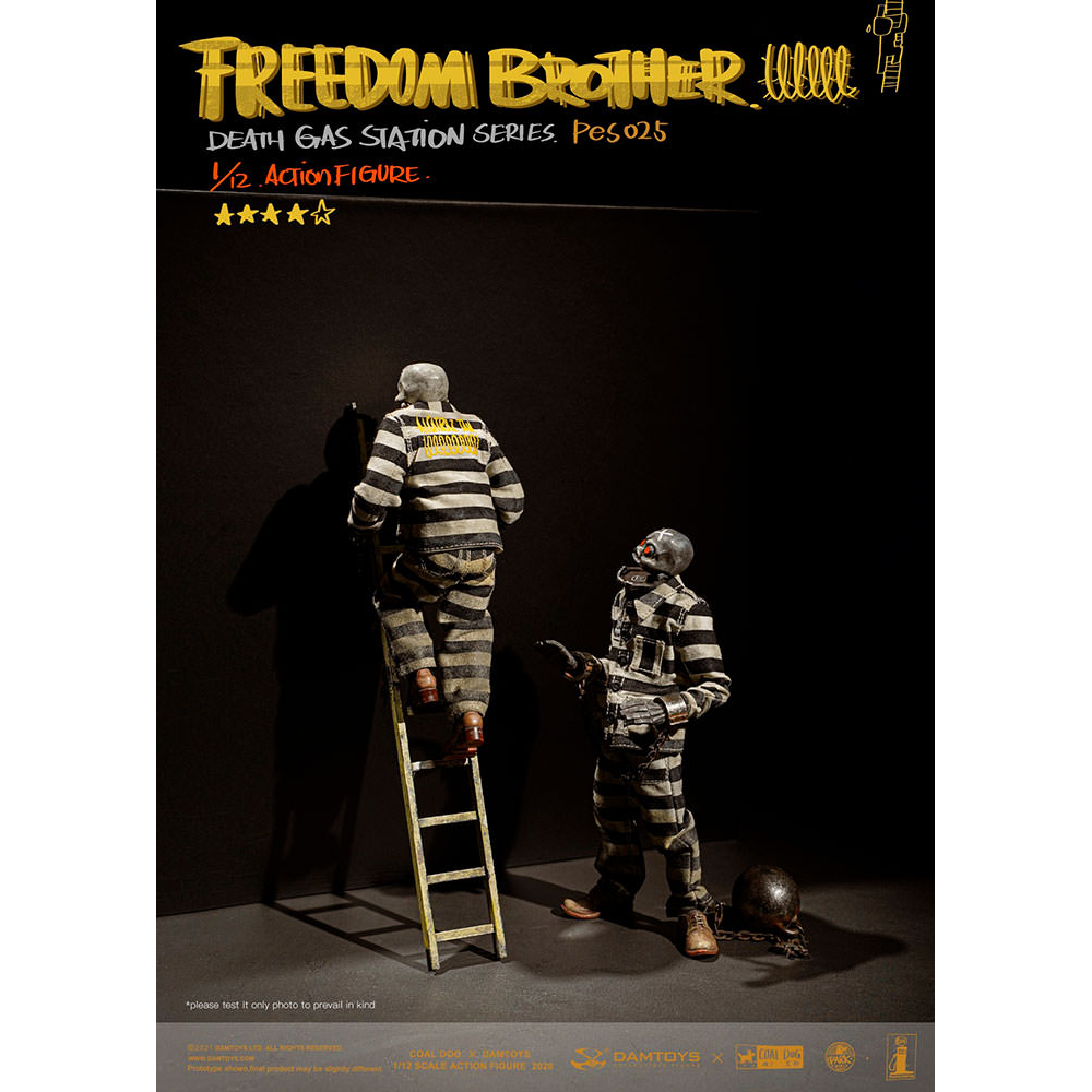その他 DAMTOYS x COALDOG FREEDOM BROTHER 1/12 Death Gas Station Freedom Brothers 1/12 Scale Figure Set