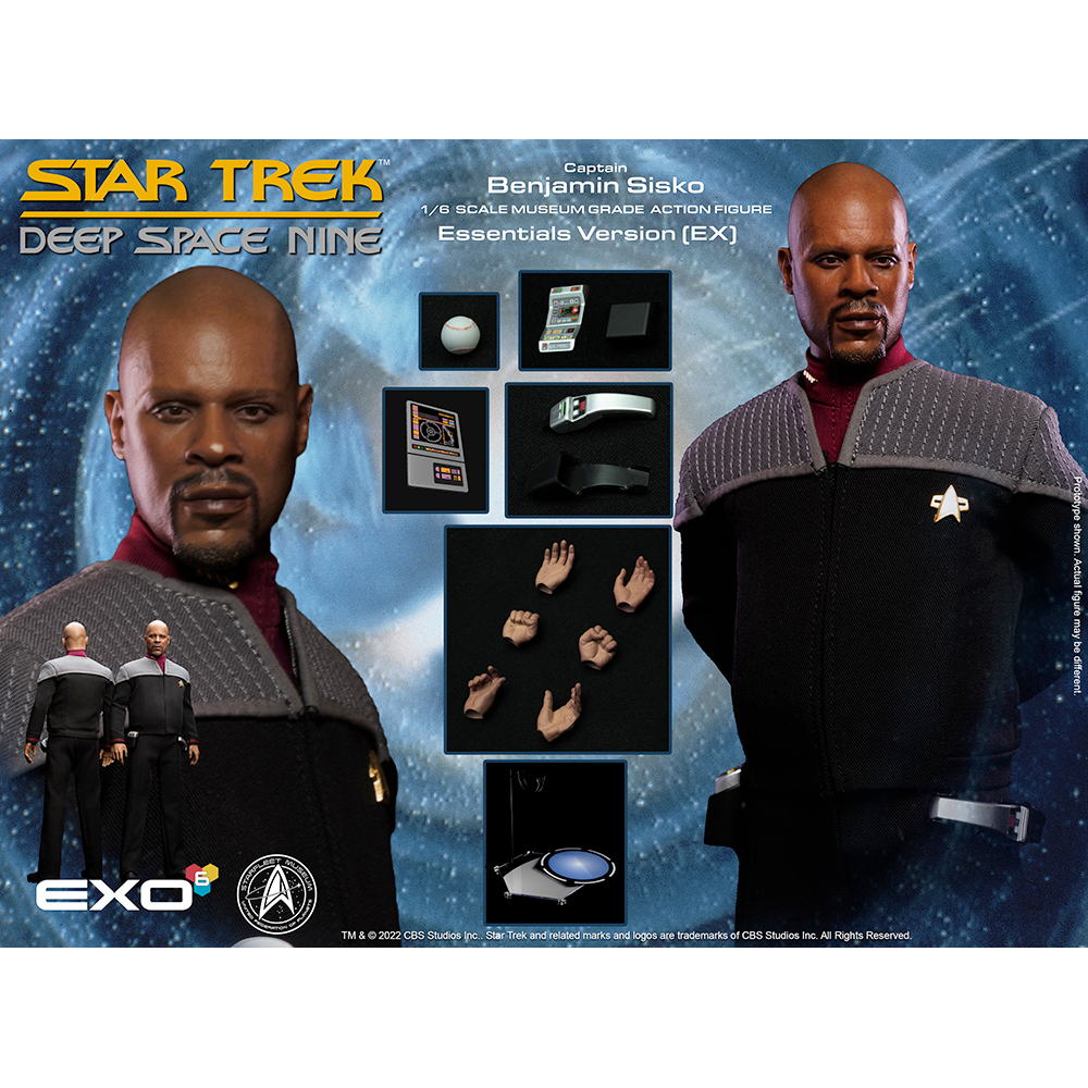Star Trek Deep Space Nine Captain Benjamin Sisko (Essentials Version) 16 Scale Figure EXO6
