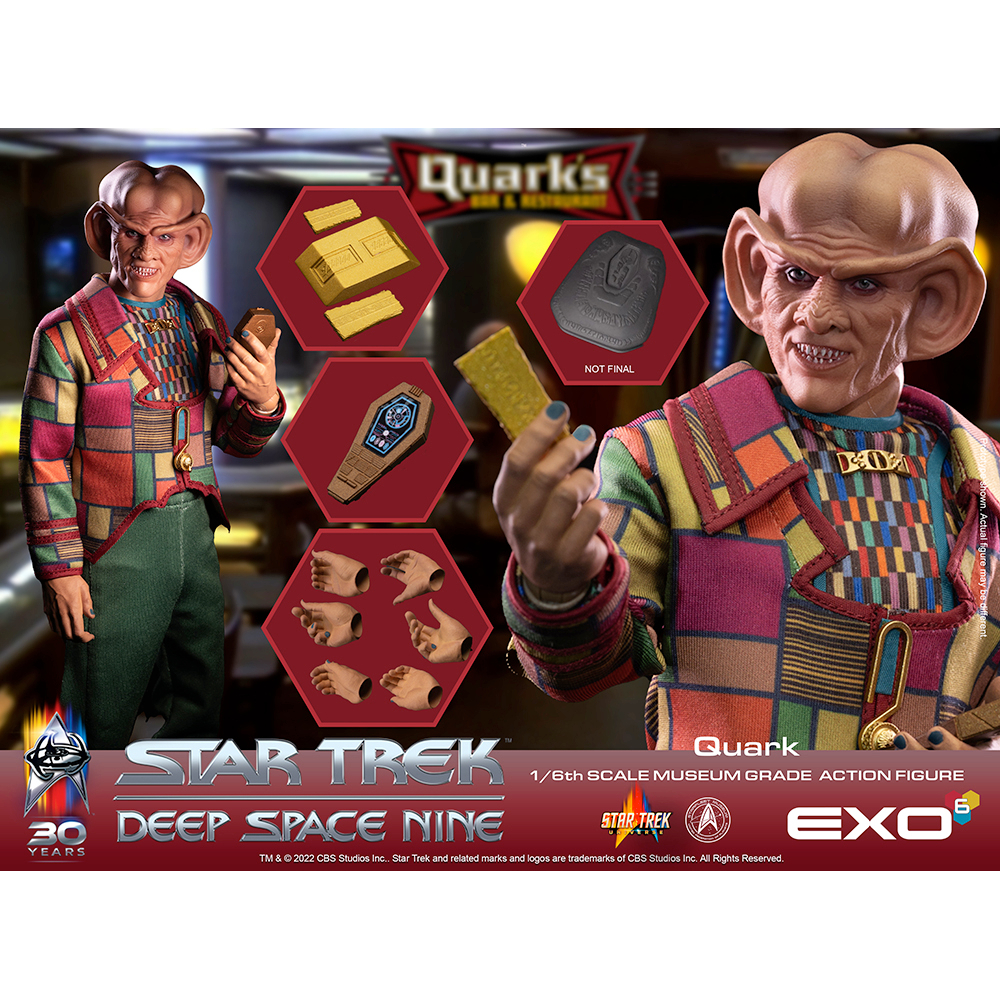 Star Trek Deep Space Nine Quark 16 Scale Figure EXO6 (911997) EXO01044