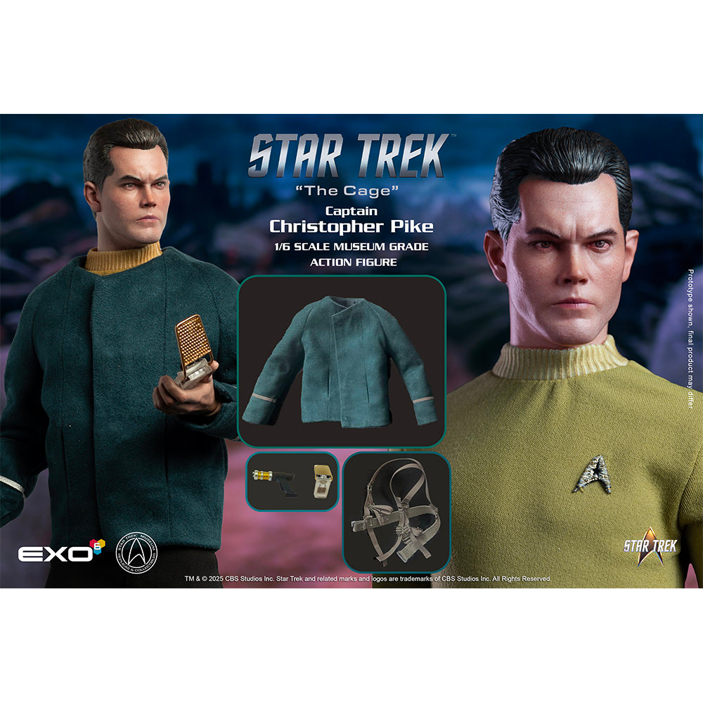 Star Trek Captain Christopher Pike 1:6 Scale Figure EXO-6