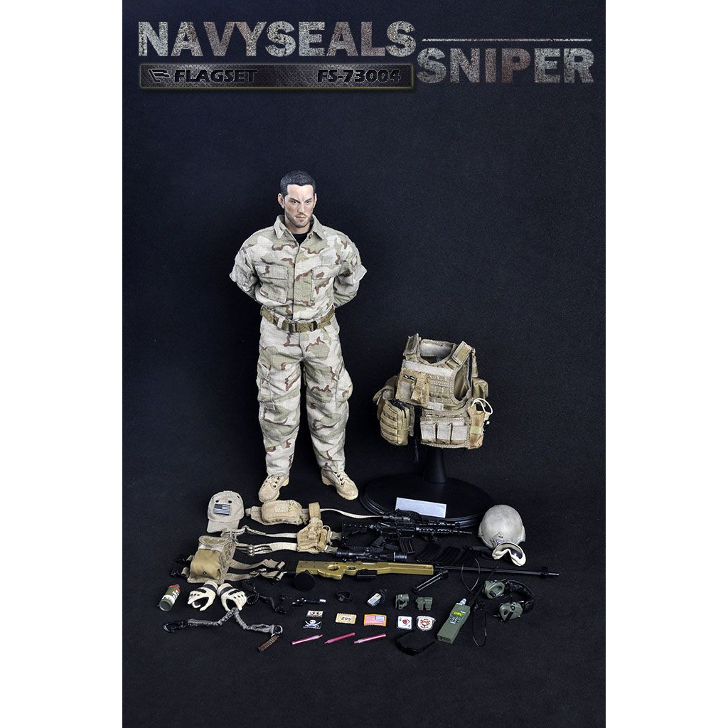 US Navy Seals Sniper 1:6 scale action figure Flagset FS-73004