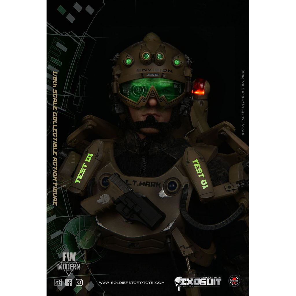 Exo-Skeleton Armor Suit Test-01 1:6 scale action figure Exo-Skeleton Armor Suit Test-01 1:6 scale action figure