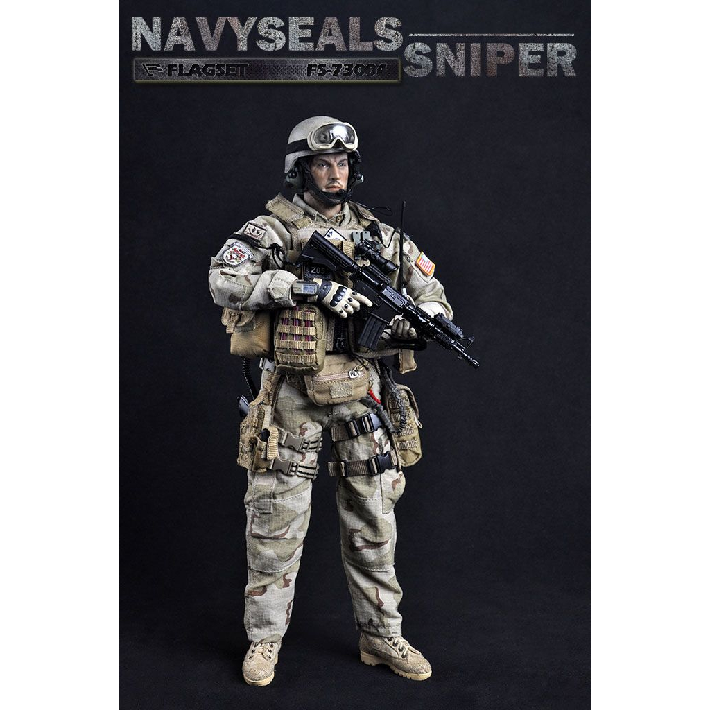 1/6 FLAGSET US Navy Seals Seal Sniper Action Figure Uniform camo BDU FS073004 