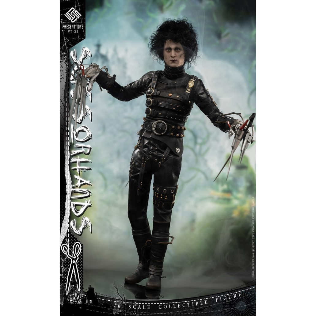 PRESENT TOYS 1/6 シザーハンズ 植毛ヘッド付き PT-sp52 PRESENT TOYS PT-sp52 1/6 シザーハンズ Scissorhands sp52
