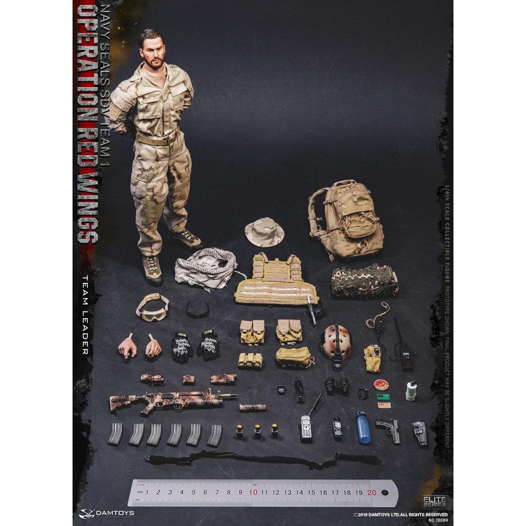 Operation Red Wings - Navy Seals SDV Team 1 - Team Leader 1:6 figure Dam  Toys 78069