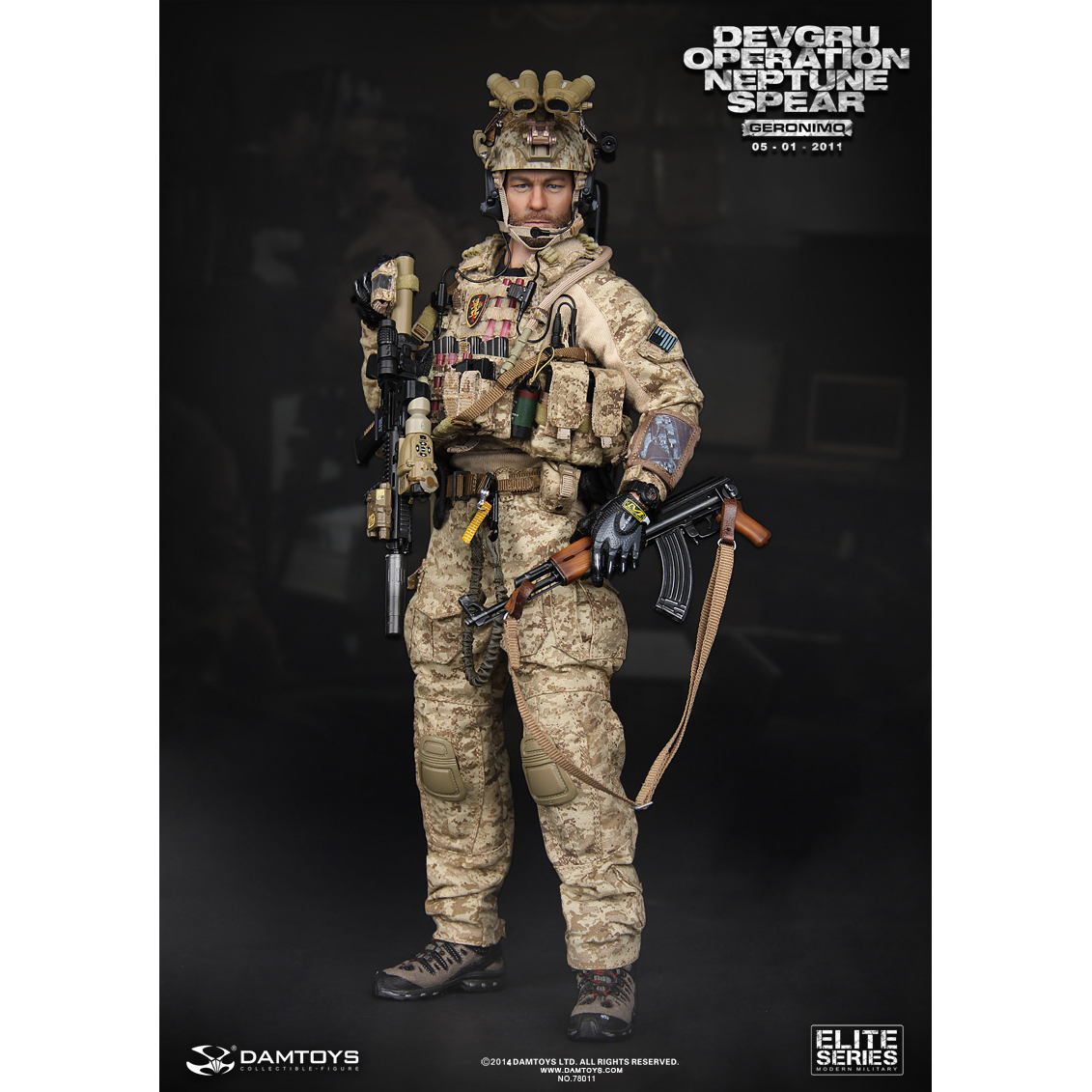 DEVGRU Operation Neptune Spear Geronimo Elite Series figurine 12