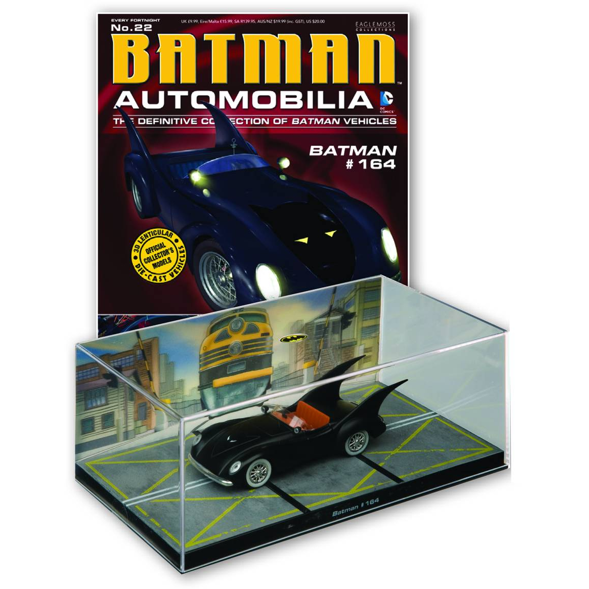 DC Batman Automobilia Figure Collection Mag 22 Batman 164 Batmobile