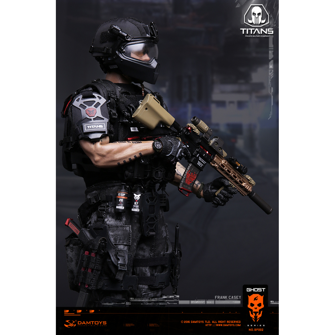 Titans PMC Private Military Contractor Frank Casey 1:6