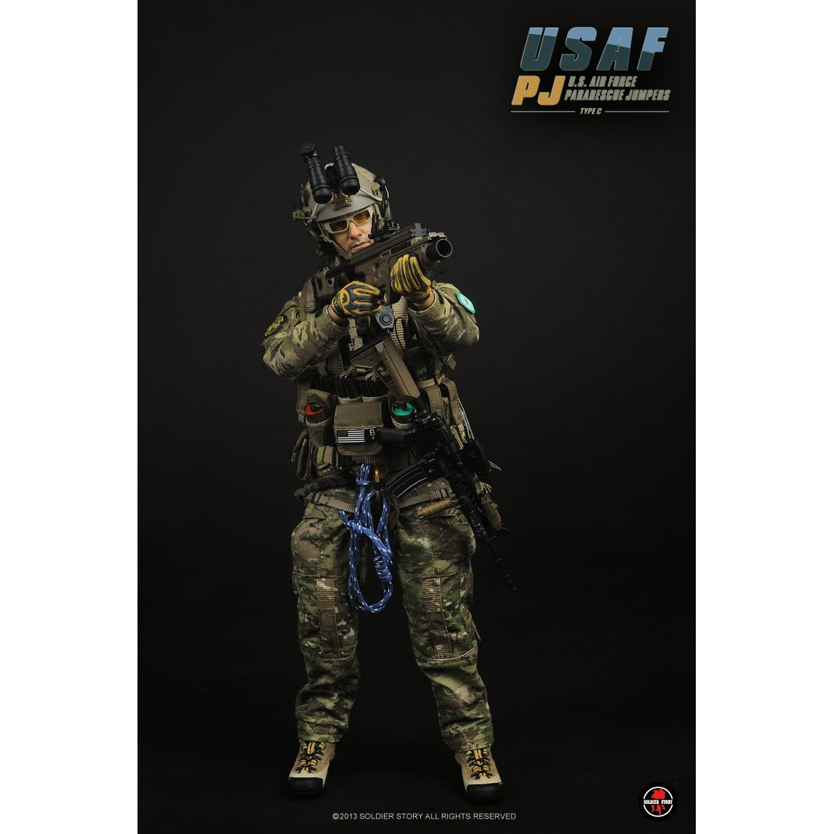 1/6フィギュアUSAF PARARESCUE JUMPER USAF Pararescue Jumper Toys City - Machinegun
