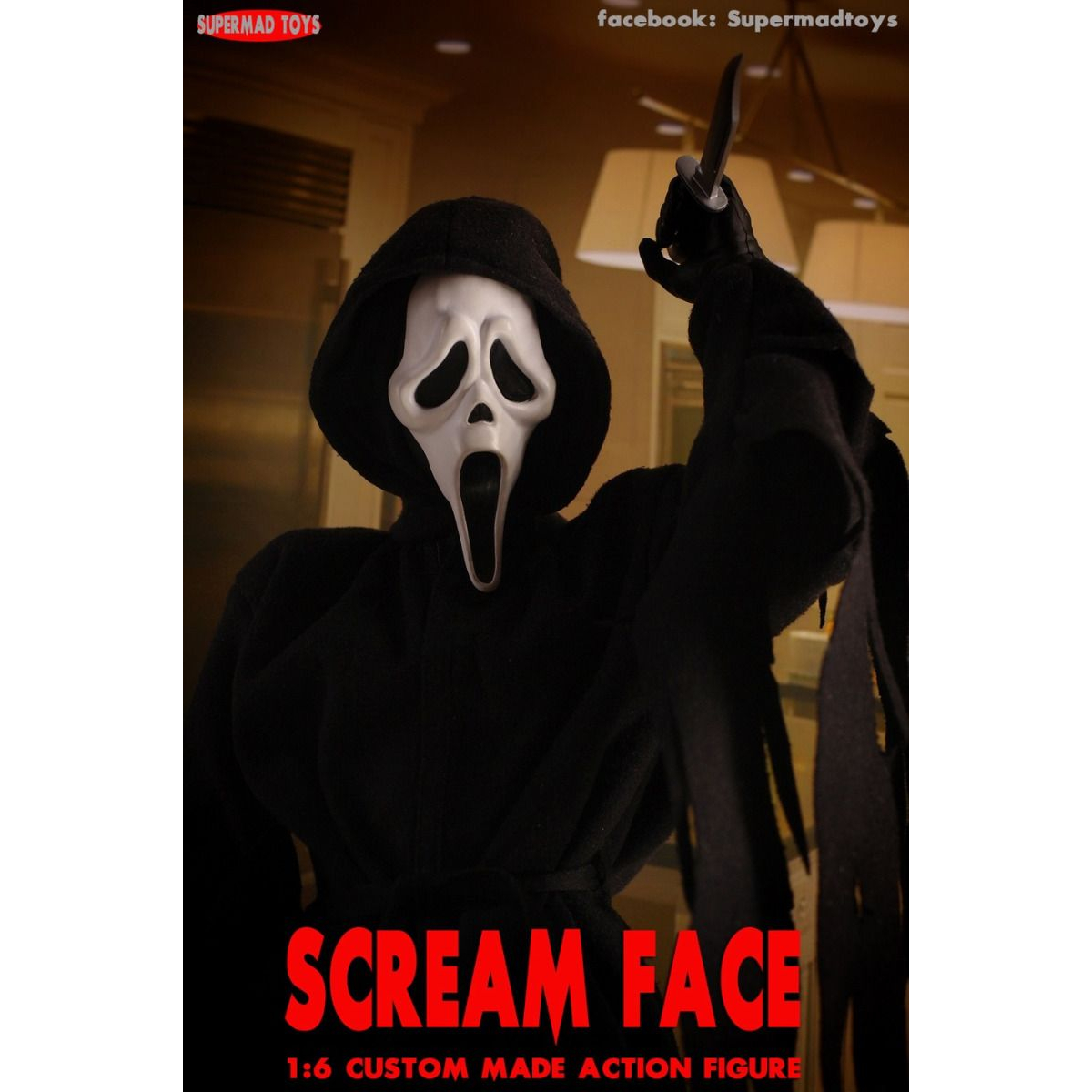 Scream Face 1:6 scale action figure Supermad Toys