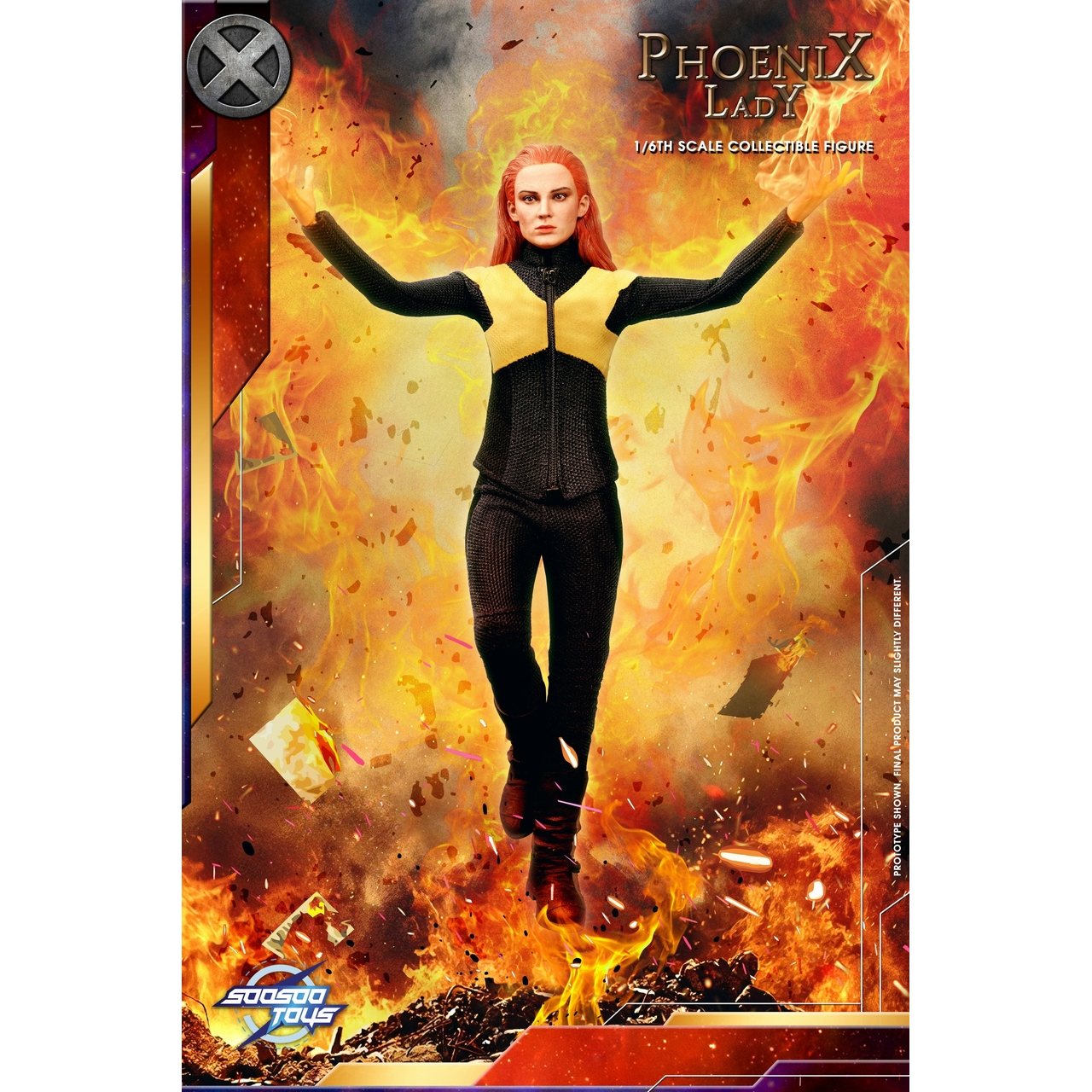 Phoenix Lady 16 figure SooSoo Toys SST015