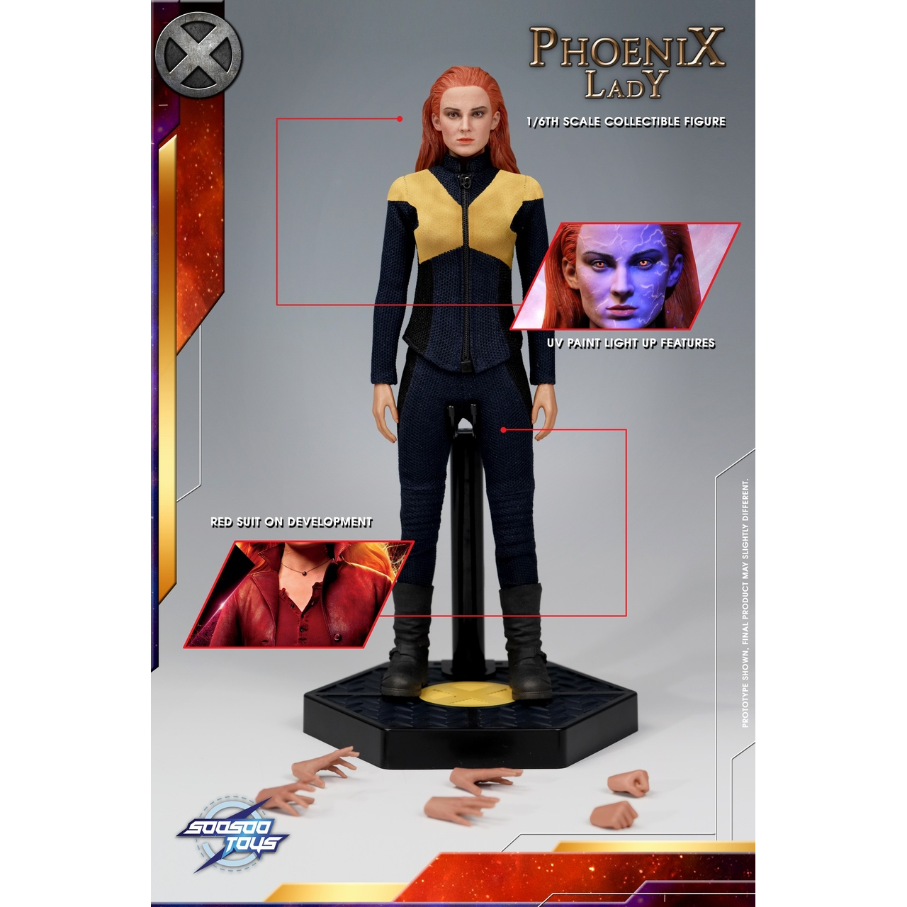 Phoenix Lady 16 figure SooSoo Toys SST015