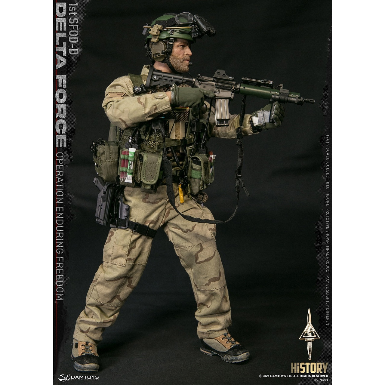 ミリタリー bbi 1/6 ELITE FORCE DELTA FORSE 1st SFOD bbi 1/6 ELITE FORCE DELTA FORSE 1st SFOD Striker Military