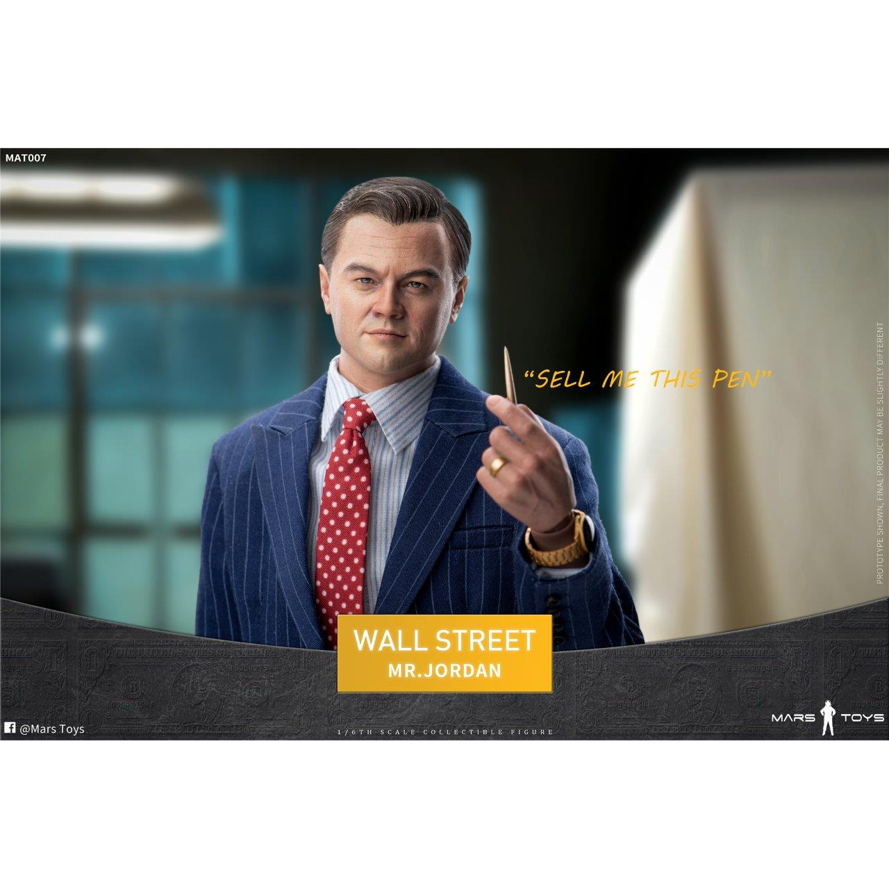 その他 Mars Toys 1/6 Mr. Jordan Mars Toys (MAT007) 1/6 Scale Wall Street Mr. Jordan Figure