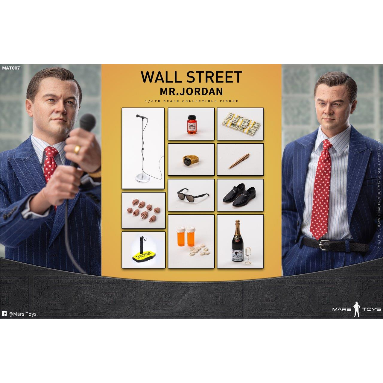 Mars Toys MAT007 1/6 The Wall Street Wolf Leonardo 12