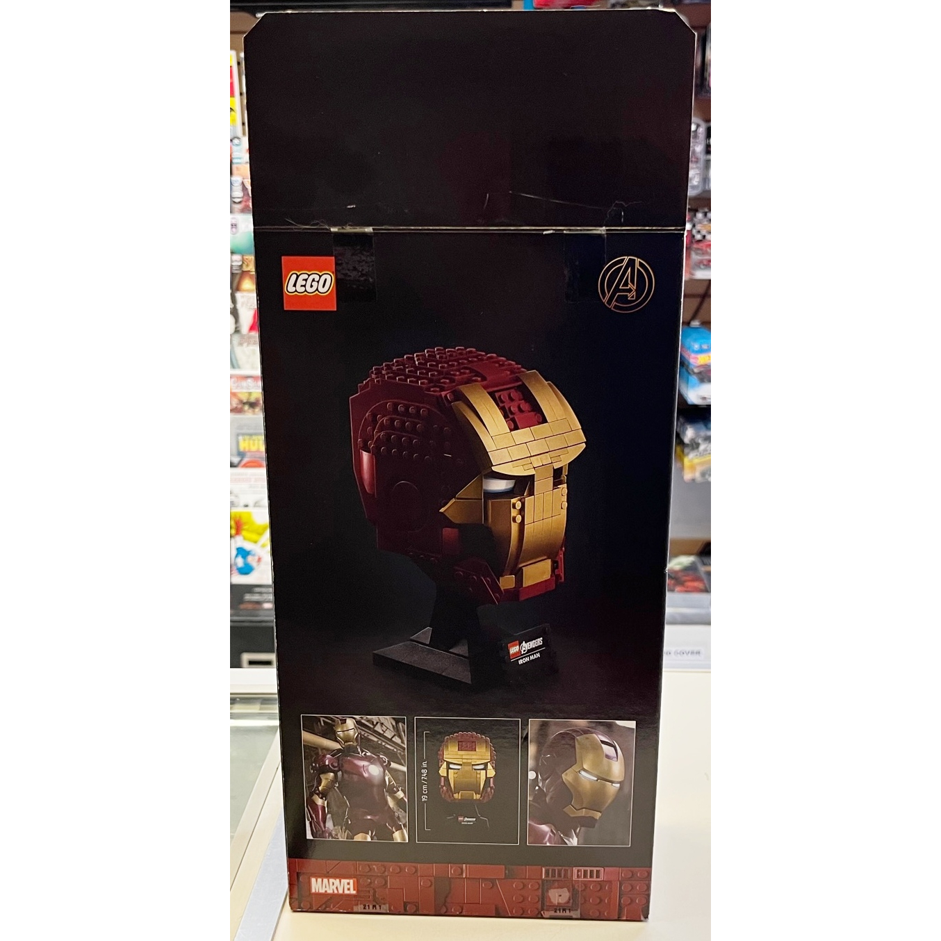 Iron man helmet 76165 hotsell