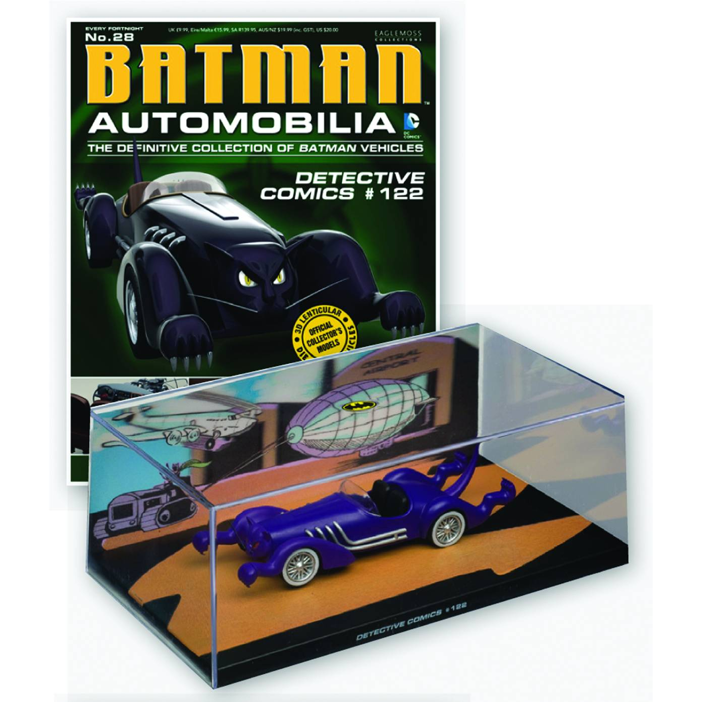 Dc Batman Automobilia Figure Collection Mag 28 Detective Comics 122 Batmobile