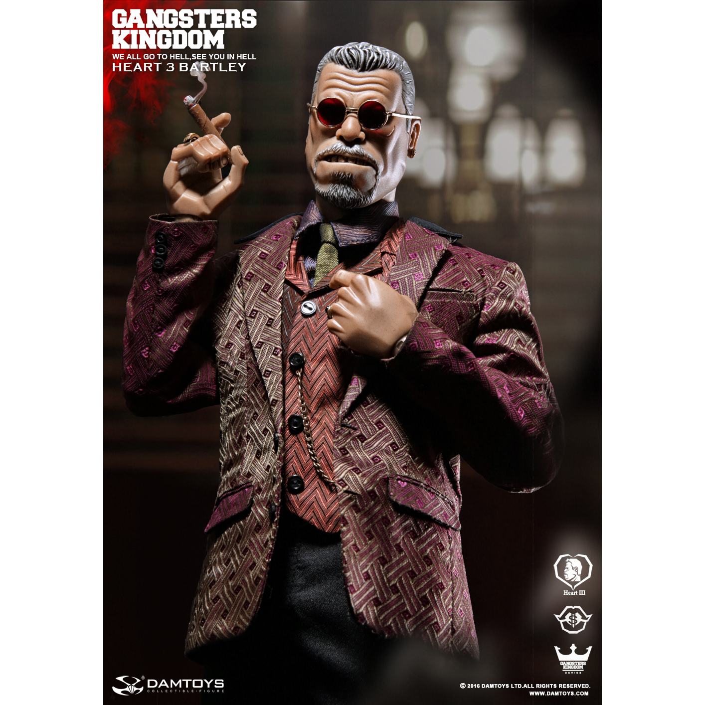 Gangsters Kingdom Heart 3 Bartley 1:6 figure Damtoys GK014