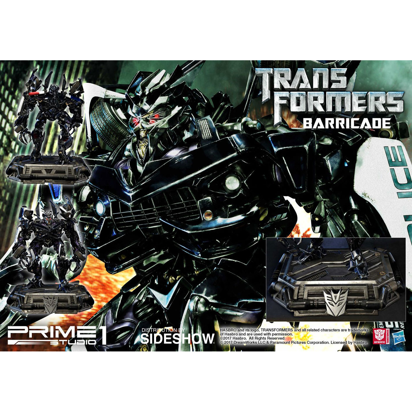 Transformers movie masterpiece barricade sale