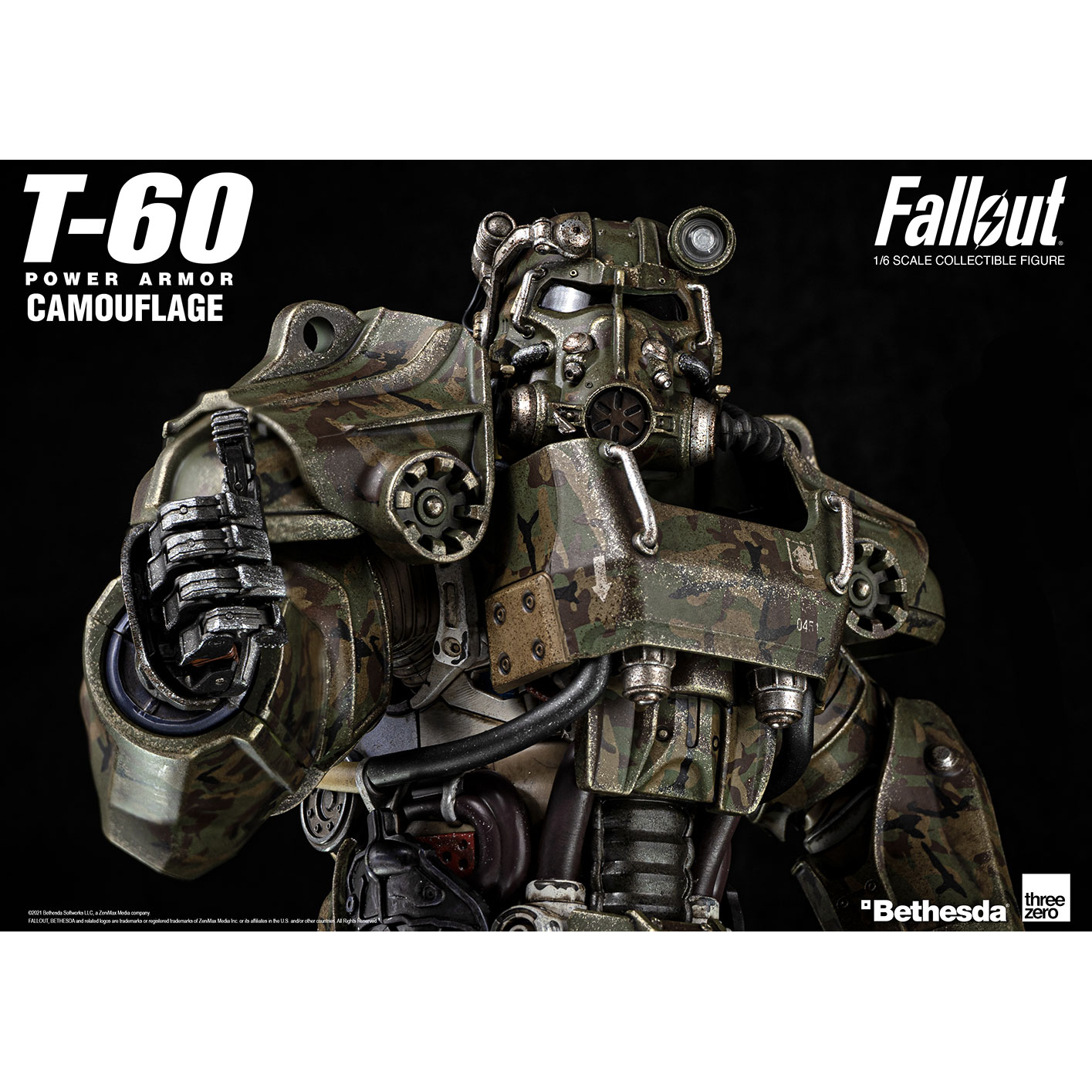 Fallout T-60 Camouflage Power Armor 1:6 Scale Figure