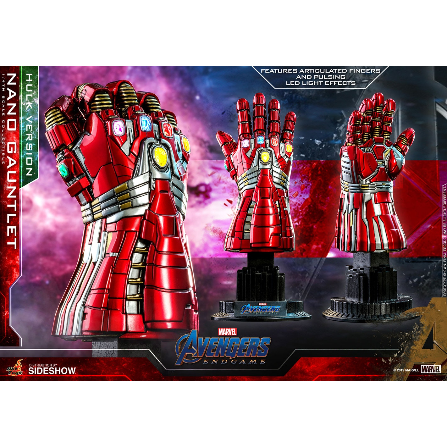 Hot toys hulk gauntlet discount