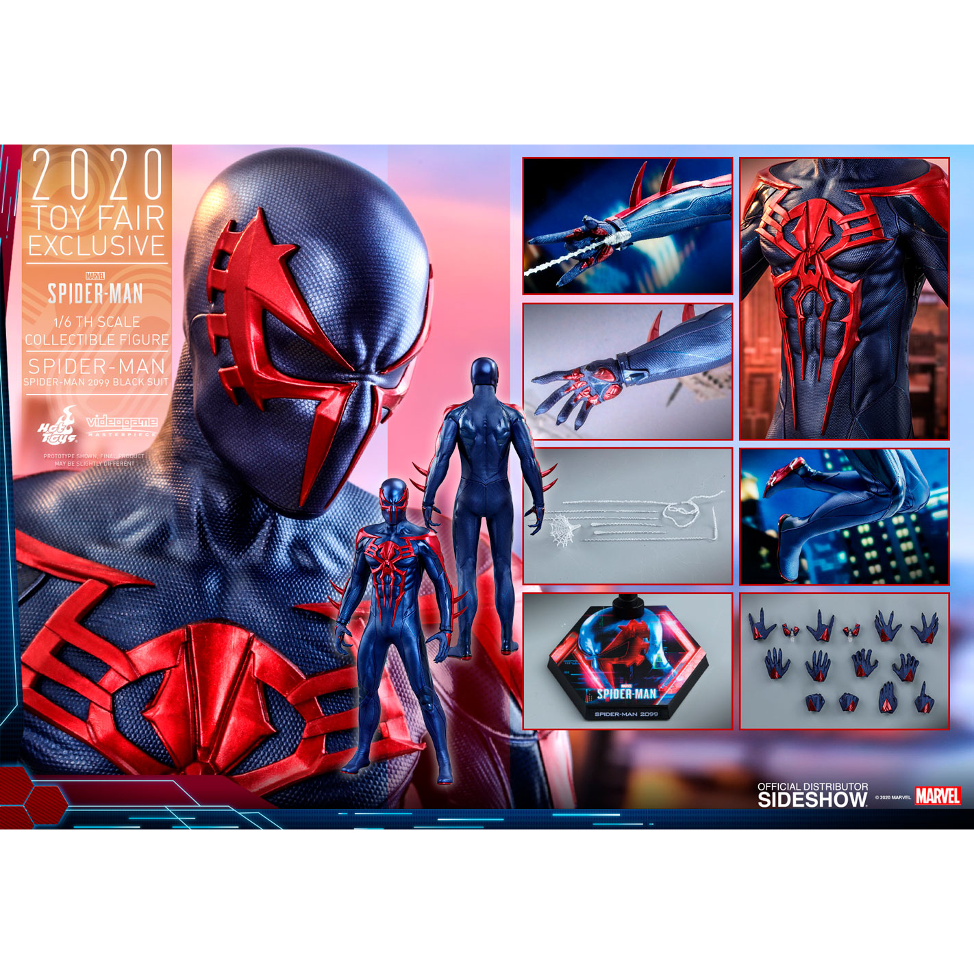Marvel Spider-Man (Spider-Man 2099 Black Suit) 1:6 figure