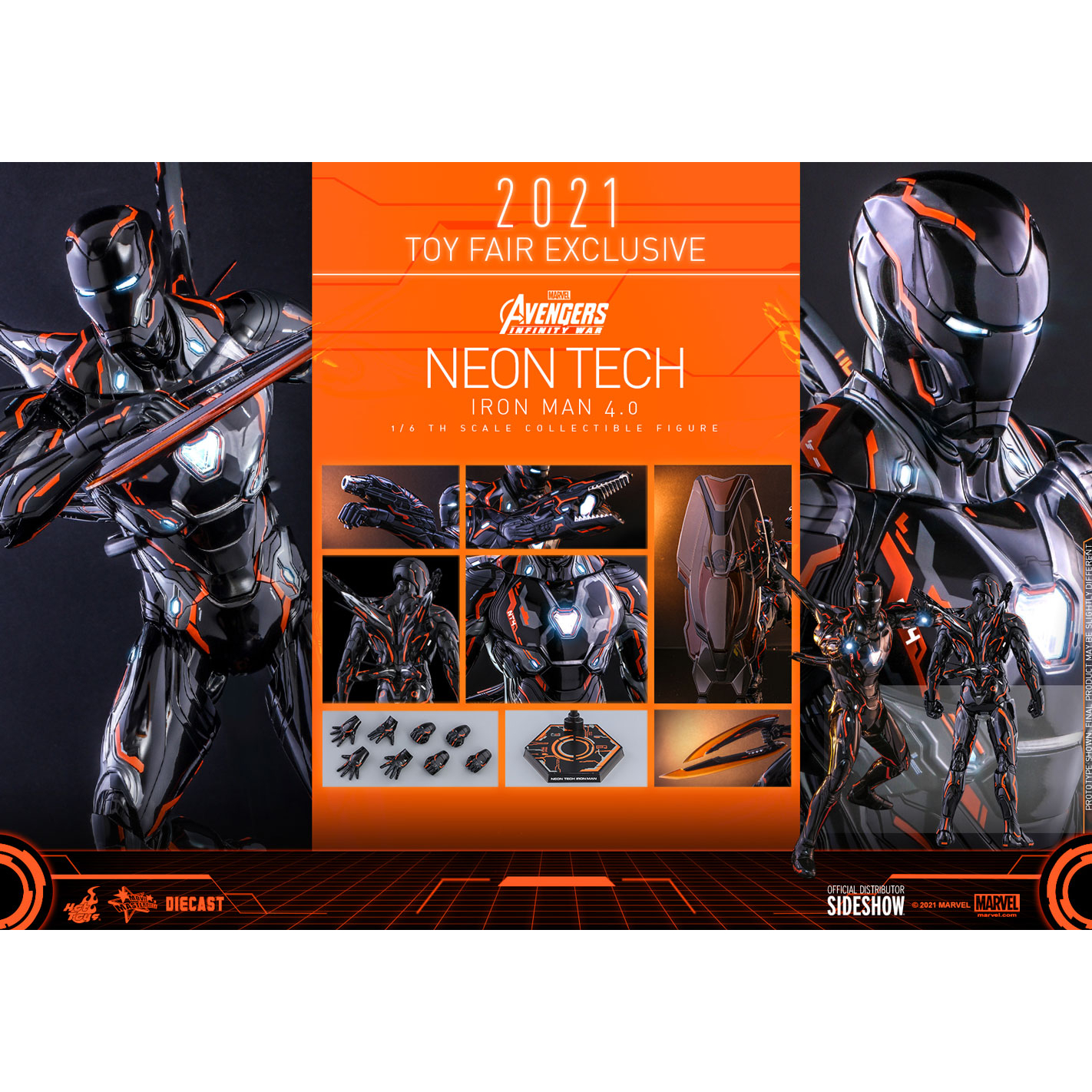 Neon tech iron man price new arrivals