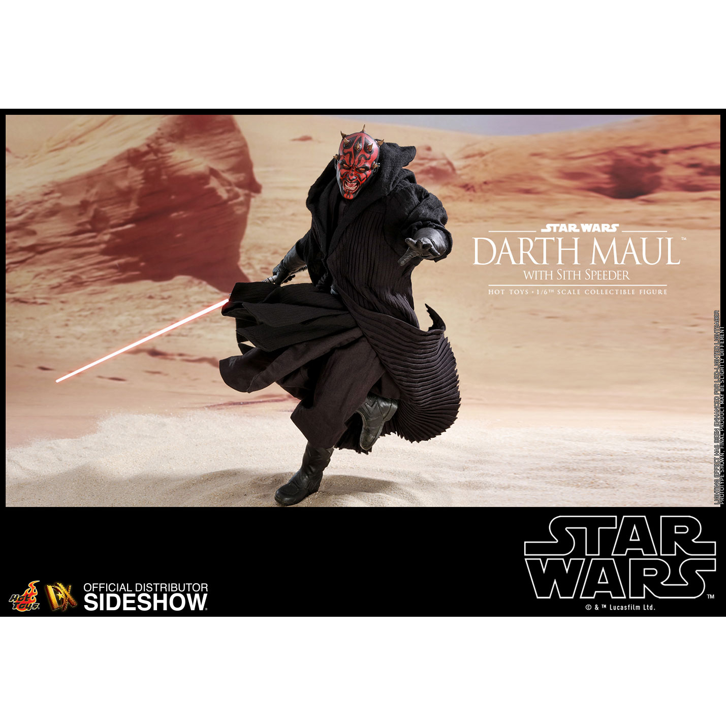 Hot toys darth maul with sith speeder top