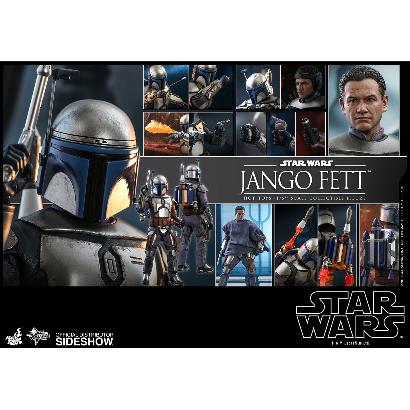 Star Wars Jango Fett 1:6 figure Hot Toys 903741 MMS589 Star Wars Jango Fett 1:6 figure Hot Toys 903741 MMS589