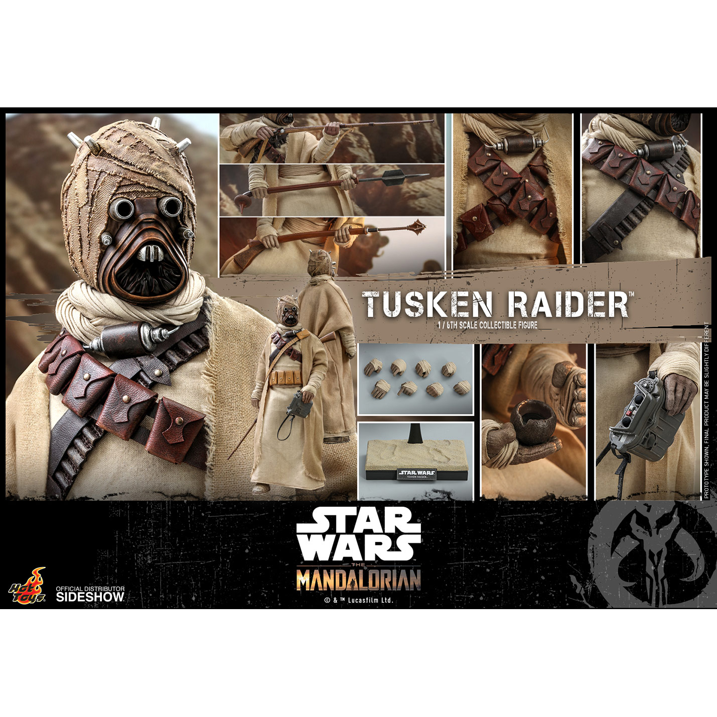 Star Wars Tusken Raider 1:6 scale figure Hot Toys 907370 TMS028
